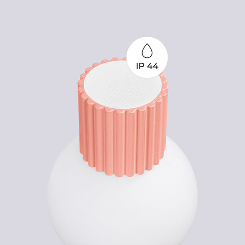 Sollux Lighting Wandlamp HALO perzik IP44 - 12x17x12cm