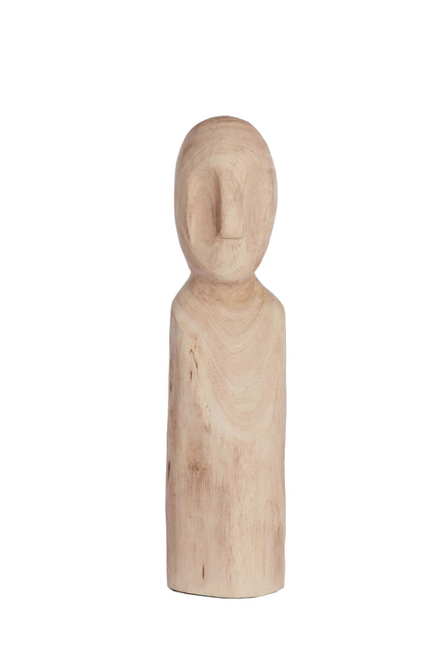 Light & Living ornament LUMUNA - 12x11.5x41cm - bruin