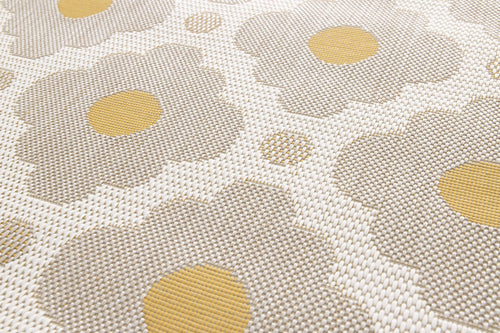 AFK Living vloerkleed Daisy - voor binnen en buiten - geel - 160 x 230 cm