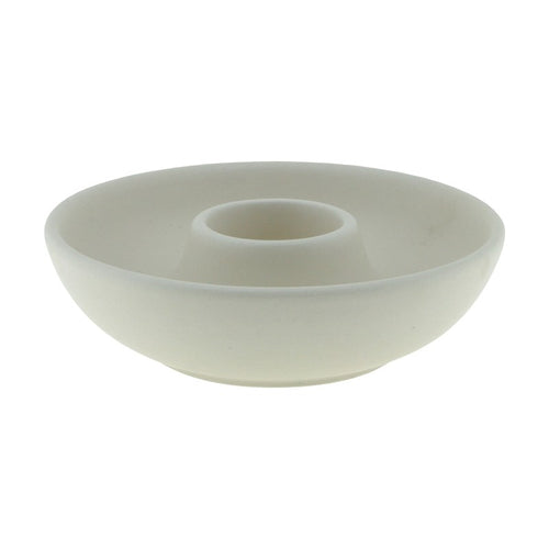 Home Society Kandelaar XL Ary - gebroken wit - keramiek - Ø 12 cm / H 3,5 cm - vtwonen shop