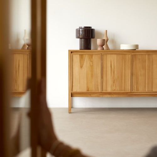 Tikamoon  Teakhouten buffetkast 160 cm - Naturel