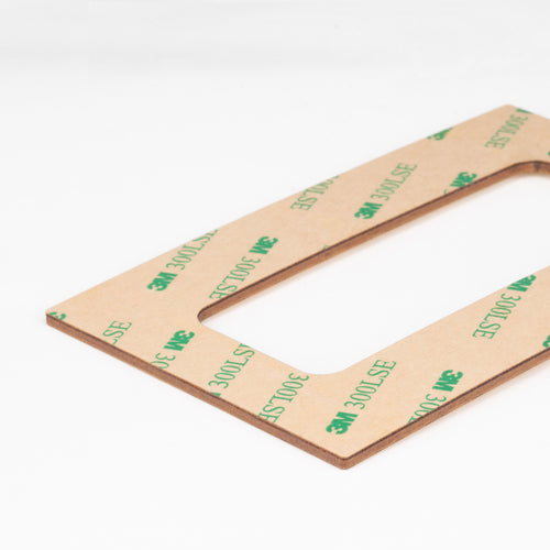 Decoplates dimmerswitch afdekraam frontje, 2pack rechthoekig - bruin - 7.9x12.4cm - vtwonen shop