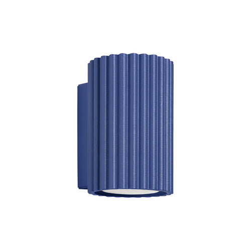 Sollux Lighting Wandlamp KARBON 10 ultramarijn - 6,5x8,5x10cm