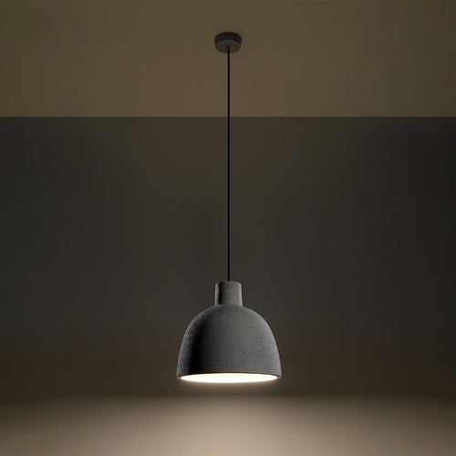 Sollux hanglamp Damaso - 1 lichts - 28  x 128   cm - grijs - vtwonen shop