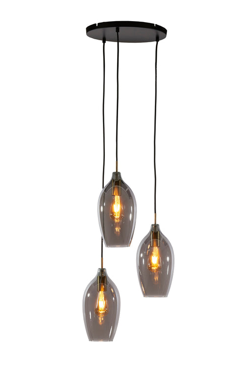 Light & Living hanglamp LUKARO - grijs - Ø35x32cm - vtwonen shop