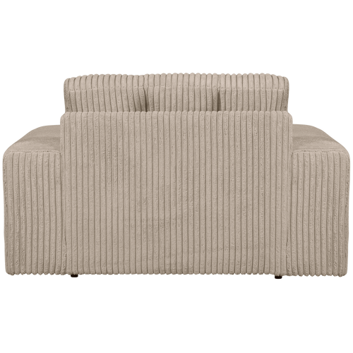 WOOOD loveseat Second Date - Grove Ribstof - Travertin - 78x136x101 - vtwonen shop