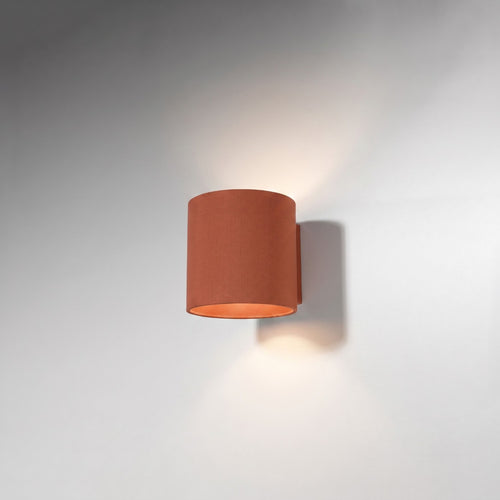 Sollux Lighting Wandlamp ORBIS 1 rode oker - 10x12x10cm