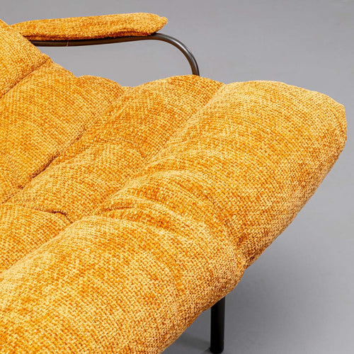 Kare Design Fauteuil en Voetensteun Vienna Swing geel - vtwonen shop