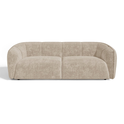 Sia Home - Rechte bank NAMI - Fluweel weefsel - Mol - 228cm - vtwonen shop