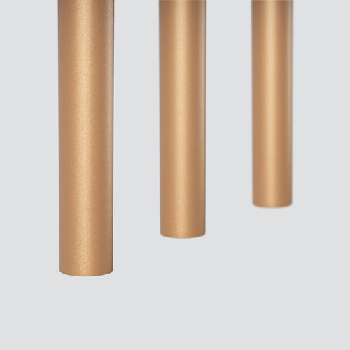 Sollux Lighting Hanglamp PASTELO 3L goud - 30x5x115cm