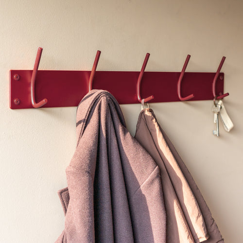 Spinder Design kapstok Fusion 5 - Burgundy - 5 haken