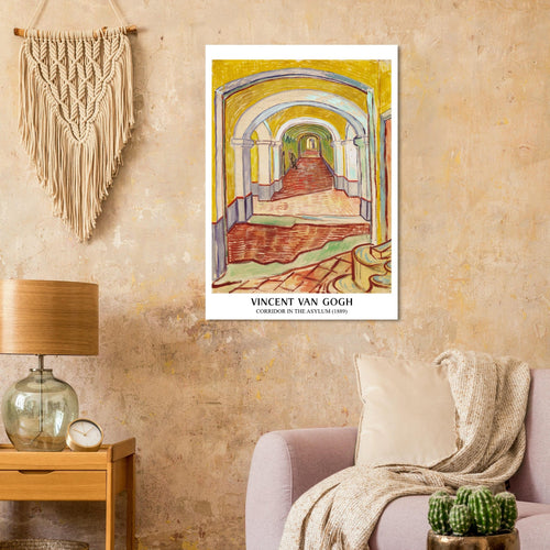 Artfulprints  Vincent van Gogh - Corridor in the Asylyum   poster A4 21x29.7 cm - vtwonen shop