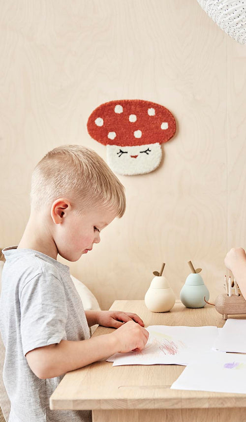 OYOY Muurmatten Mushroom - wol - vtwonen shop