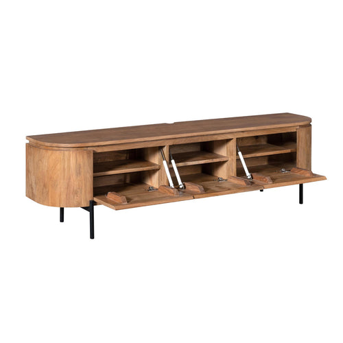 Starfurn Tv-meubel Excellent - Naturel Hout - 160x35x30cm