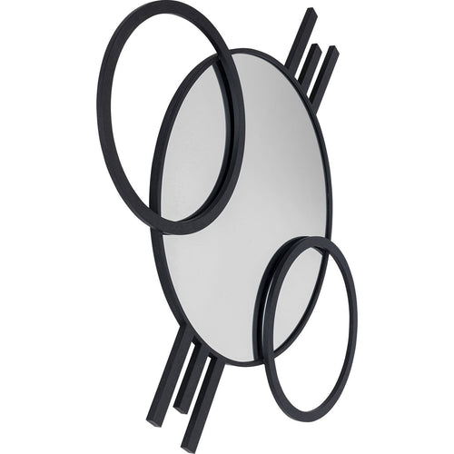 Kare Design Spiegel Triple Cercle zwart 119x124cm