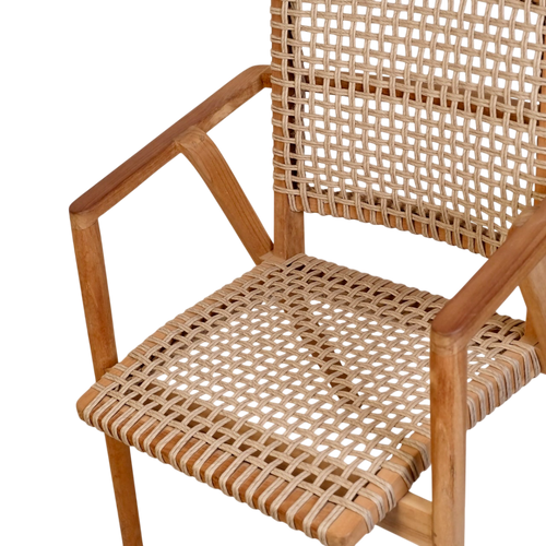 Livingfurn tuinstoel Stacking - bruin - 58x63.5x84.5 - vtwonen shop