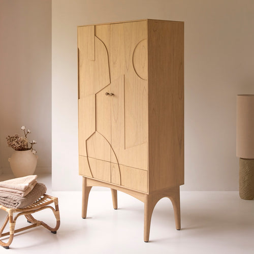 Tikamoon Dressoir in mindihout 90 cm - Naturel