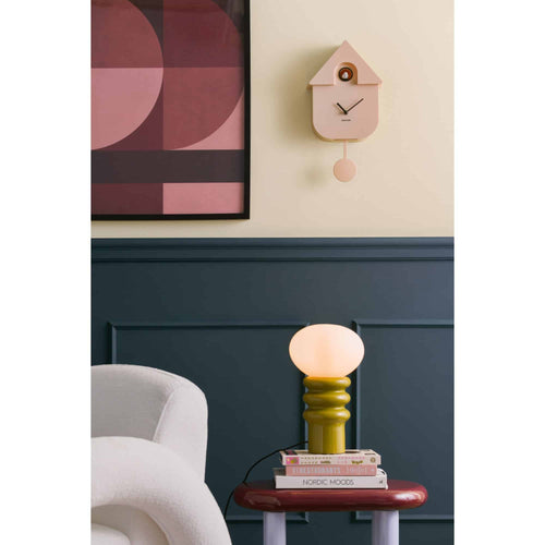 Karlsson wandklok Modern Cuckoo - oranje - 8.5x21.5x41cm