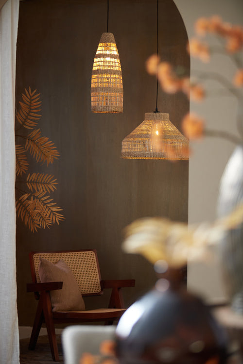 Light & Living hanglamp  - bruin - 20x20x52 cm