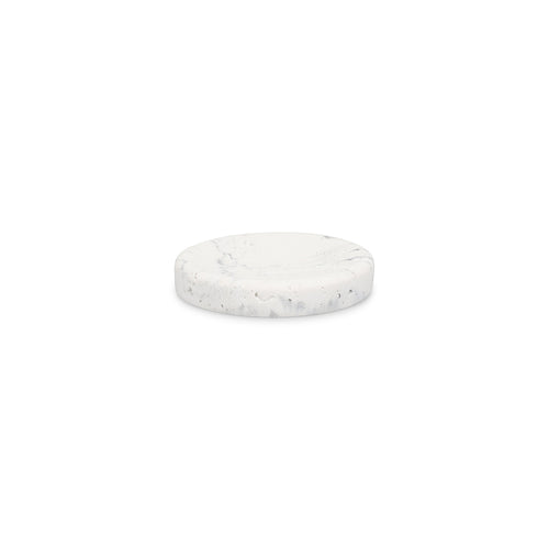 S|P Collection - Zeepschaal 11,5xH2cm marble white Suds