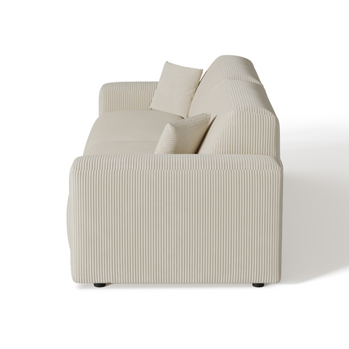 Sia Home - Rechte banken ROZEN - Corduroy - Beige - 250cm