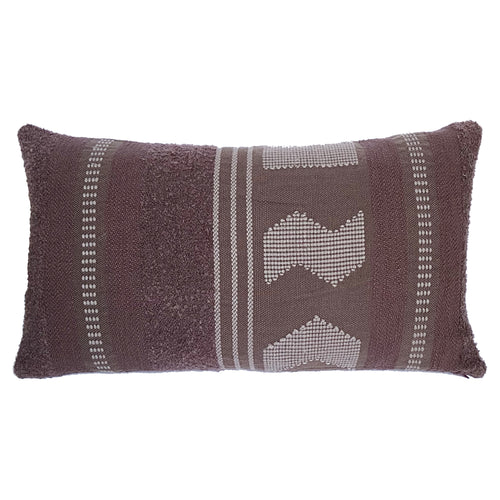 Malagoon kussen Crafty - kastanjebruin - 35x60cm