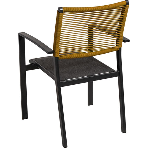 Lesli Living bistrostoel Vitolini - geel - 57x62x87cm