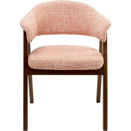 Kare Design Stoel met armleuningen Jonte roze