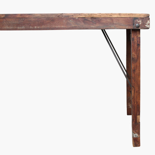 Raw Materials opklapbare tafel - FSC gerecycled hout - 173x60x76 cm - vtwonen shop