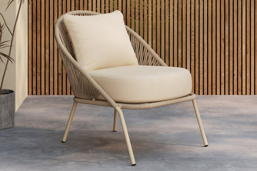 Rebellenclub Loungestoel Cannella - Set van 2 - Beige - vtwonen shop