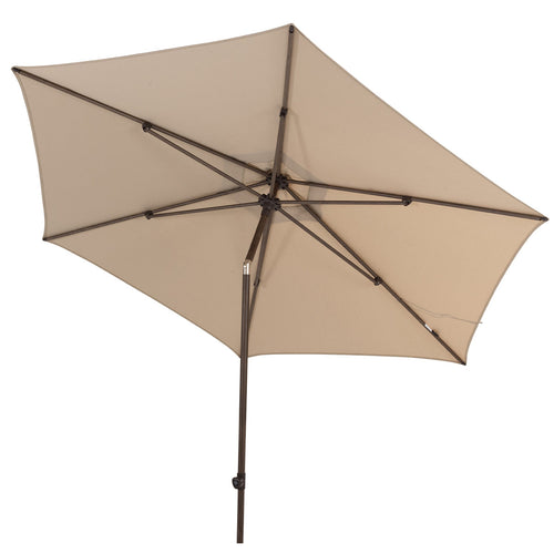 4 Seasons stokparasol Azzurro beach Ø300 cm solefin - Wenge frame