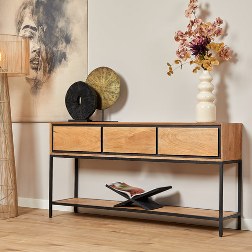 Starfurn  sidetable RichWood - bruin - 35x150x76cm - vtwonen shop