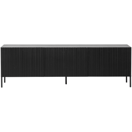 WOOOD tv meubel Grand Gravure - Grenen - Zwart - 56x180x46 - vtwonen shop
