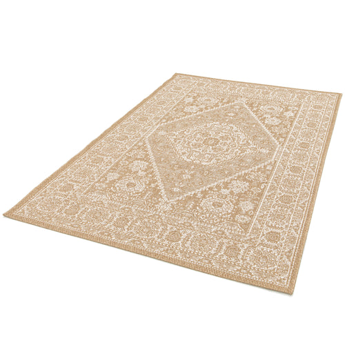 AFK Living vloerkleed Loggia - voor binnen en buiten - beige - 120x170 cm