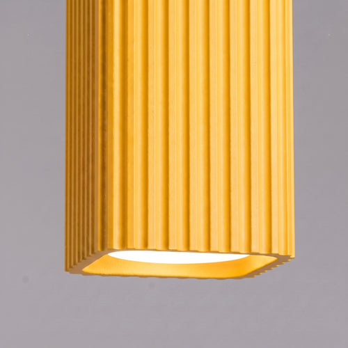 Sollux Lighting Plafondlamp RAYO 10 geel - 6x6x10cm