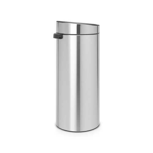 Brabantia Touch Bin New afvalemmer, 30 liter, kunststof binnenemmer - Matt Steel