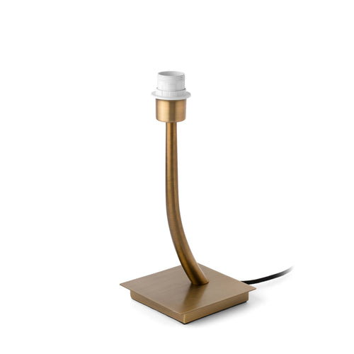 Faro Rem - 1 lichte tafellamp antiek goud - lampenkap niet inbegrepen, E27