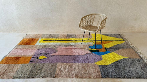 AFK Living vloerkleed Berber - handgemaakt - Wol - 200 x 300 cm