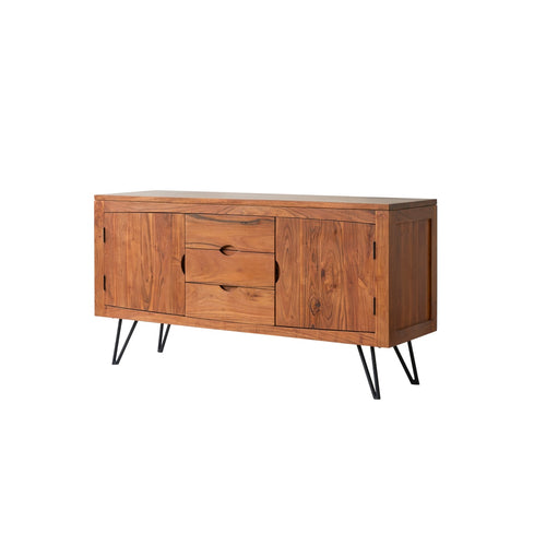 Tikamoon Massief acacia buffet 150 cm - Bruin