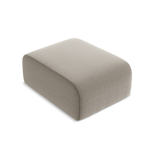LaMiaSofa Poef Cervo - velours - taupe - 72x94x42