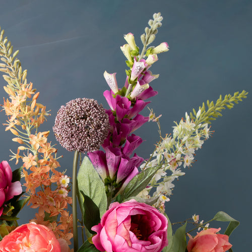 Madame Fleurie zijden boeket Midsummer Dream Grande - Contempary style - met vaas - vtwonen shop