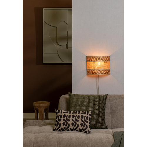 GOOD&MOJO wandlamp LANGKAWI - bruin - Ø32cm - vtwonen shop