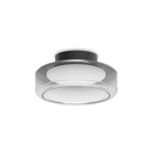 Ideal Lux TOPICO 35cm LED Bowl Semi Flush Plafondlamp Rook 3000K