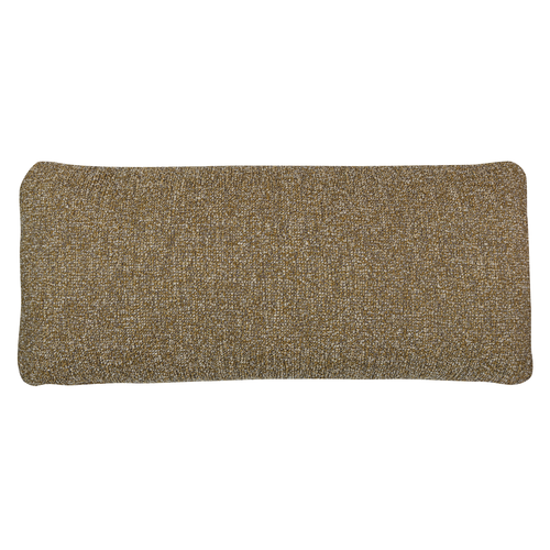 WOOOD kussen Mojo - Boucle - Geel/Bruin Melange - 30x70x10 - vtwonen shop