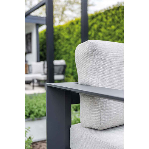 Garden Impressions loungeset Malakka donker grijs - 3-delig