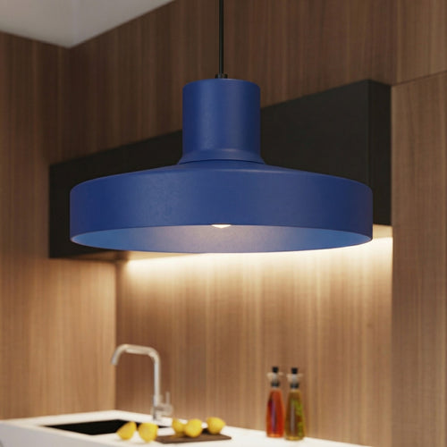 Sollux Lighting Hanglamp BILO ultramarijn - 35x35x120cm