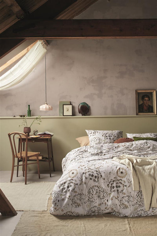 Ariadne at Home dekbedovertrek Windy - 200x200/220 cm - gebroken wit