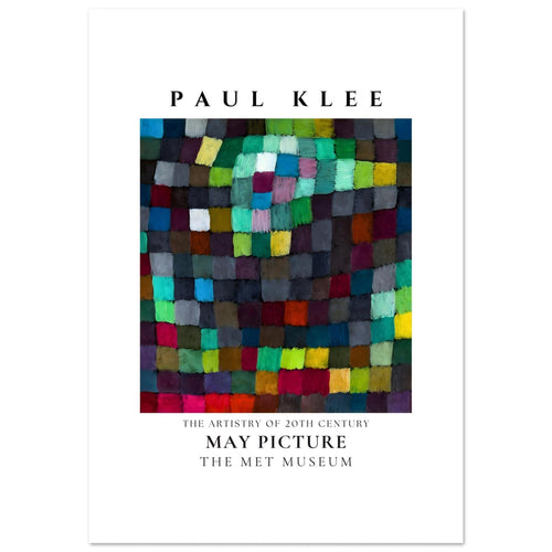 Artfulprints Poster met Lijst Paul Klee - May picture   - 70x100 cm - Meerkleurig