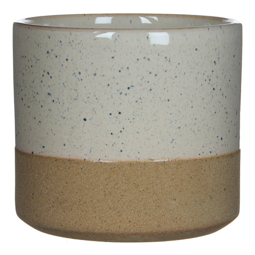 Mica Decorations Lago Bloempot - H17 x Ø18 cm - Wit