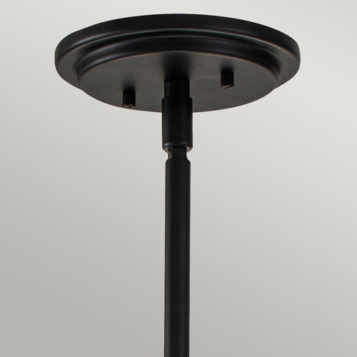 Elstead Hinkley Somerset Globe Pendel Plafondlamp Zwart